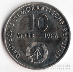 ГДР 10 марок 1986 Э. Тельман