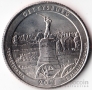 США 25 центов 2011 Gettysburg (D)