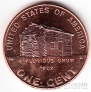США 1 цент 2009 Домик Линкольна