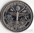 Маршалловы острова 5 долларов 1991 Шаттл Колумбия