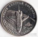 Маршалловы острова 5 долларов 1991 Шаттл Колумбия