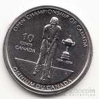Канада 10 центов 2004 Гольф