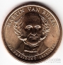 США 1 доллар 2008 №08 Мартин Ван Бюрен (P)