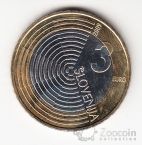 Словения 3 евро 2009 100-летие первого авиационного полёта над Словенией