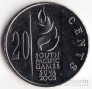 Фиджи 20 центов 2003 Игры в Суве