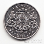 Латвия 1 лат 2005 Крендель