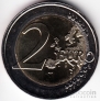 Германия 2 евро 2009 D 10 лет евро