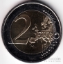Германия 2 евро 2009 G 10 лет евро