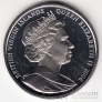 Брит. Виргинские острова 1 доллар 2006 80 лет королеве Елизавете II №6