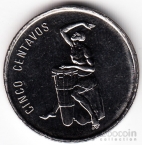 Доминиканская Респ. 5 сентаво 1989