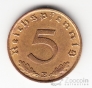 Германия 5 пфеннигов 1938 E
