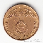 Германия 5 пфеннигов 1938 E