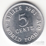 Белиз 5 центов 1981 FAO