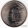 США 25 центов 2000 Штаты США - New Hampshire D