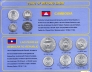 Камбоджа и Лаос набор 10 монет 1952-1994