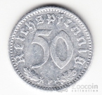 Германия 50 пфеннигов 1939 F (Алюминий)