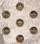Абхазия набор 7 монет 2016 Храмы Абхазии (блистер)