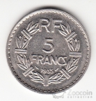 Франция 5 франков 1935