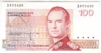 Люксембург 100 франков 1993
