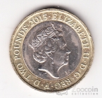 Великобритания 2 фунта 2015 Великая Хартия Вольностей