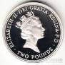 Великобритания 2 фунта 1995 50 лет окончания Второй Мировой войны (серебро)