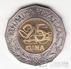 Хорватия 25 куна 2011 Договор о пресоединении к ЕС