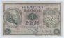 Швеция 5 крон 1948
