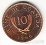 Уганда 10 центов 1966 (Proof)