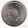 Французская Полинезия 20 франков 1967
