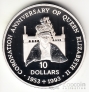 Соломоновы острова 10 долларов 1992 40 лет Коронации