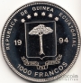 Экваториальная Гвинея 1000 франков 1994 Почтовая марка Сальвадор Дали