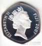 Фиджи 10 долларов 2007 60 лет Свадьбы Королевы Елизаветы 2 и принца Филипа (серебро) №1