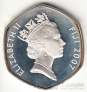 Фиджи 10 долларов 2007 60 лет Свадьбы Королевы Елизаветы II и принца Филипа №2 (серебро)
