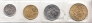 Кения набор 4 монеты 1989