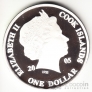 Острова Кука 1 доллар 2005 История Азии - Храм Анкор