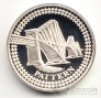 Великобритания 1 фунт 2003 Шотландский мост (серебро, Pattern)