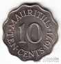 Маврикий 10 центов 1971
