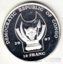 ДР Конго 10 франков 2007 Буйвол