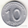 ГДР 10 пфеннигов 1950 Е
