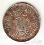 Цейлон 10 центов 1893