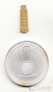 Науру 10 долларов 2006 Пизанская башня в Италии (серебро, позолота, 3-D изображение)
