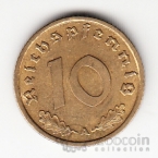 Германия 10 пфеннигов 1939 A