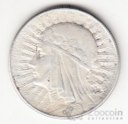 Польша 5 злотых 1933 Королева Ядвига