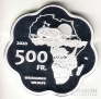 Абьей 500 франков 2020 Фауна Африки