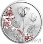Австрия 10 евро 2021 Роза (серебро, Proof)