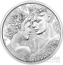 Австрия 10 евро 2021 Роза (серебро, Proof)