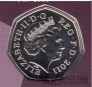 Великобритания 50 пенсов 2011 Олимпийские игры в Лондоне - Академическая гребля (BU, карта)