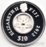 Фиджи 10 долларов 2012 Ювелирная