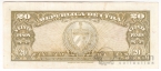 Куба 20 песо 1949
