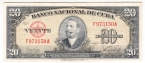 Куба 20 песо 1949